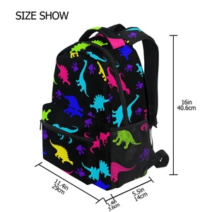 Dinosaur Custom Print School Bag <b>Backpack</b> <b>Waterproof</b> Book Bags Casual School <b>Backpack</b> - Product Image 6