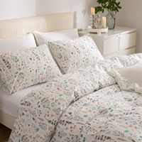 100% coton frais jardin Floral Queen housse de couette ensemble 3 pièces literie de haute qualité pour lits Queen Size