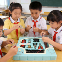 Kit d'expériences scientifiques pour enfants, jouet DIY, invention technologique faite à la main, équipement éducatif STEM pour la maternelle et l'école primaire