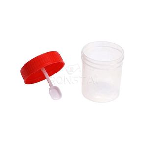 RONGTAI 실험실 의자 컨테이너 표본 컵 중국 공급 업체 120ML 개별 멸균 의자 표본 컨테이너 라벨 - Product Image 4