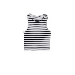 Débardeur imprimé pour femme de qualité supérieure, sans manches, pour l'été, décontracté, à superposer, couleurs personnalisées, tailles S-3XL, vente en gros - Product Image 1