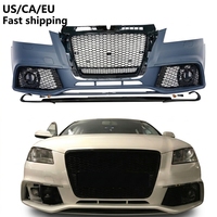 Kit carrosserie de conversion style RS3 pour Audi A3 S3 8P.5 2008-2012, comprenant un pare-chocs avant et une calandre en nid d'abeille.