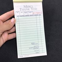 Pasokan langsung dari pabrik pelayan pesanan Pad untuk Menu makanan sadel dijahit Offset kertas buku dengan Hard Cover