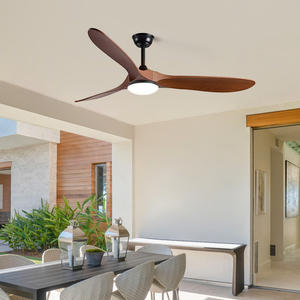 Ventilador de Techo Decorativo de 60 Pulgadas, Ventilador de Techo de Madera con Control Remoto Inteligente, Grande <span class=keywords><strong>y</strong></span> Moderno, con Luz - Product Image 3