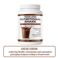 Batidos de Proteína de Chocolate en Polvo con Vitaminas y Minerales para Adultos, Ganador de Masa Muscular, Batido Nutritivo en Polvo