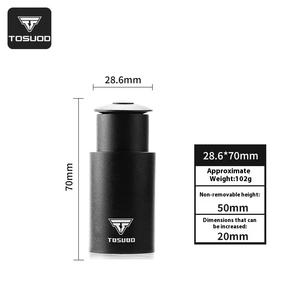 TOSUOD-Booster <span class=keywords><strong>de</strong></span> <span class=keywords><strong>guidon</strong></span> <span class=keywords><strong>de</strong></span> vélo en alliage d'aluminium, accessoires <span class=keywords><strong>de</strong></span> levage réglables en hauteur verticale - Product Image 1