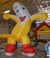 Bonhomme banane gonflable géant publicitaire pas cher à vendre