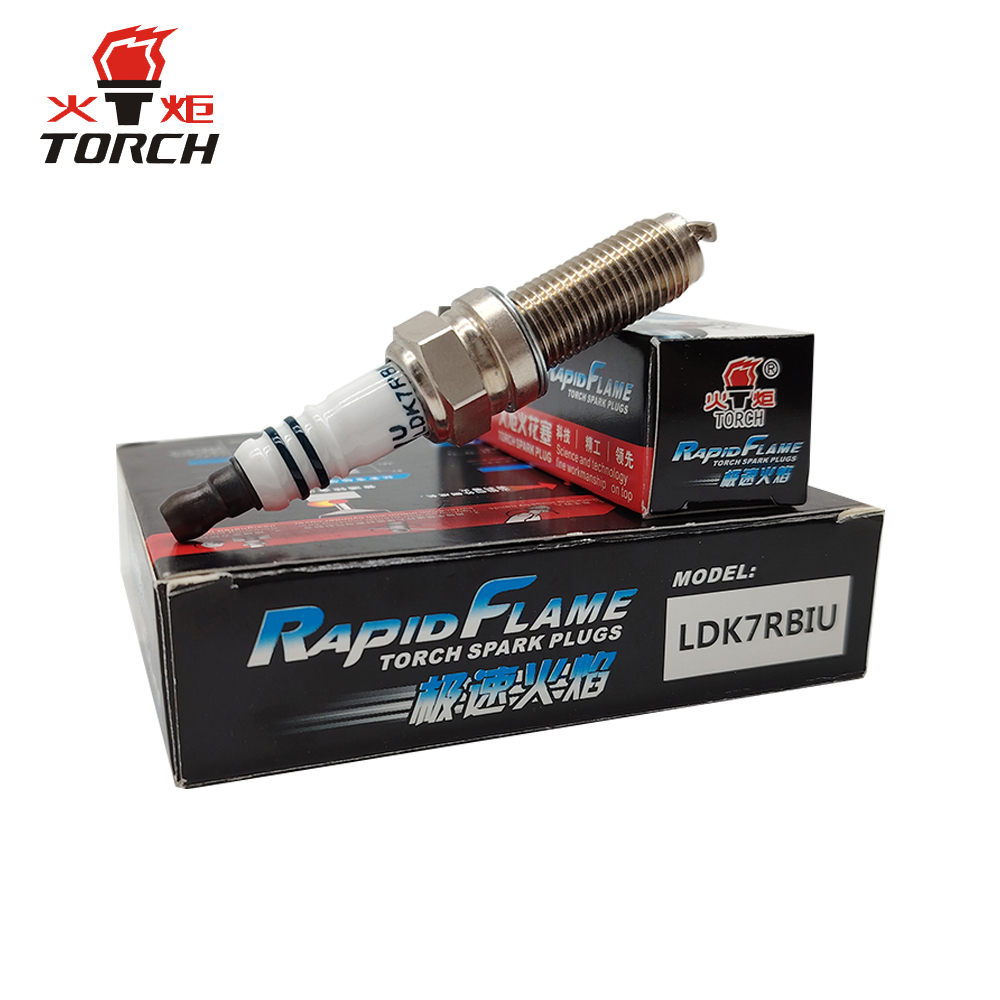 Auto TORCH Bujia Iridium Spark Plug LDK7RBIU for LKR8AP Denso SXU22HCR11S Gasoline Qashqai/NV200 Replacement Parts