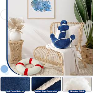 U935 Tùy Chỉnh Mềm Sang Trọng Hải Lý Neo Ném Gối Coastal Bãi Biển Theo Chủ Đề Trang Trí Đệm Cho Nhà Giường Ghế Neo Gối - Product Image 3