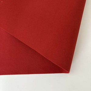 Vải giả da PU 0.8MM, chất liệu vải sợi nhỏ giả da lộn, bán buôn từ nhà máy, dùng cho giày - Product Image 1