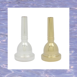 <span class=keywords><strong>Boquilla</strong></span> de <span class=keywords><strong>trombón</strong></span> de latón de rango medio, accesorio de tracción de fagot, cuernos altos, tubo de cobre con plata dorada 6 1/2AL, venta al por mayor - Product Image 1