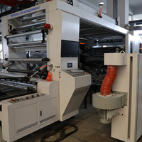 Machine d'impression flexographique haute vitesse rouleau à rouleau à tambour central 4, 6 ou 8 couleurs pour tissu tissé en PP, film et papier