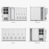 Système de stockage d'énergie hybride solaire-diesel de 1,5 MWh 750 kW en conteneur de 20 pieds pour la sauvegarde des centres de données