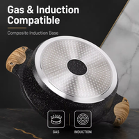 Pot marocain en tajine antiadhésif en aluminium épais coulé sélectionné pour la cuisson