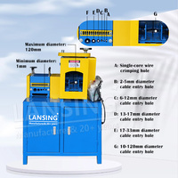 Dénudeur de câbles combiné industriel H120-4 robuste et amélioré, machine tout-en-un pour câbles blindés épais de grande taille, haute efficacité