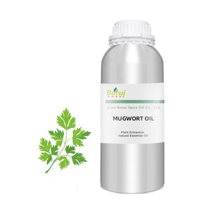 Hierba China 100% Precio a granel natural Artemisa Aceite esencial Repelente de mosquitos Artemisia Argyi Aceite esencial - Product Image 4