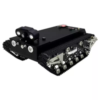 Robot Inteligente con Control Remoto WT200S, Motor de 40W*2, Potencia de 12V, Transmisión de Video de Alta Definición, Chasis Todoterreno Tipo Oruga