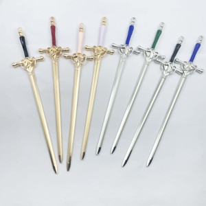 DIY Creative Sword Hair Stick <strong>Hairpins</strong> Headwear <strong>Chinese</strong> Style Sword Hair Fork Buns Punk <strong>Hairpin</strong> Women Trendy Hair Accessories - Product Image 5