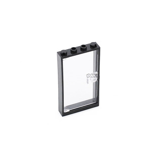 10 Stuks 60596 6160 60616 1X4X6 Deurframe Glas Transparante Deur Bladstenen Bouwsteen - Product Image 2