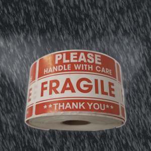 Etiquetas Adhesivas de Advertencia de Inventario de Fábrica, Etiquetas de Advertencia de Embalaje Frágil a Prueba de Agua, Venta al Por Mayor a Bajo Costo - Product Image 3