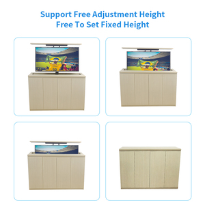 Support <span class=keywords><strong>TV</strong></span> Motorisé Escamotable Réglable en Hauteur Électriquement pour <span class=keywords><strong>Meuble</strong></span>, Fixation <span class=keywords><strong>TV</strong></span> pour Écrans 32-70 Pouces avec Télécommande - Product Image 6