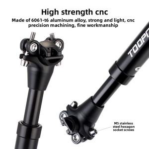 <span class=keywords><strong>Tige</strong></span> <span class=keywords><strong>de</strong></span> <span class=keywords><strong>selle</strong></span> absorbant les chocs en alliage d'aluminium Toopre pour vélos <span class=keywords><strong>de</strong></span> montagne et <span class=keywords><strong>de</strong></span> <span class=keywords><strong>route</strong></span> Diamètre 28.6/30.9mm pour les deux types <span class=keywords><strong>de</strong></span> vélo - Product Image 3