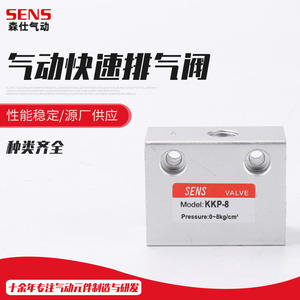 Nouvelle vanne d'échappement rapide pneumatique KKP-8 L20, vanne à dégagement rapide avec connexion filetée pour milieu de travail pneumatique - Product Image 3