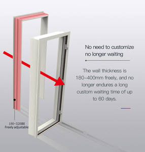 ประตูไม้กั้นห้องสำหรับใส่เหรียญในโรงแรมทำจากโพลีเมอร์ใช้ภายในสำนักงานกันเสียง - Product Image 4