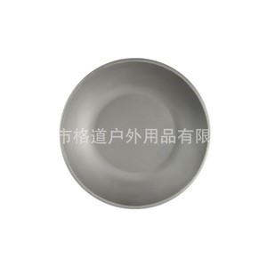 Pure titanium outdoor pasta dish, camping fruit plate, food dish, camping flat plate, mildew-proof and corrosion-resistant dish - Product Image 1
