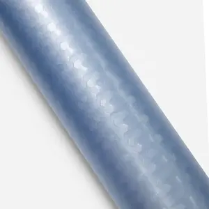 Прозрачная синяя тисненая пленка из полиэстера