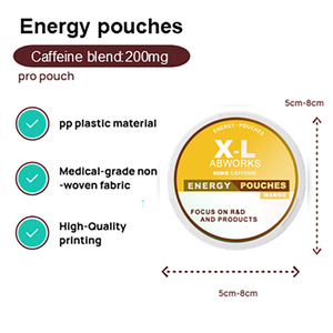 X-Labworks Wholesale Smart Nootropic Energy Boost Pouches Hot Chewable Caffeine Supplements For With Woven Fabric Packaging - Product Image 6