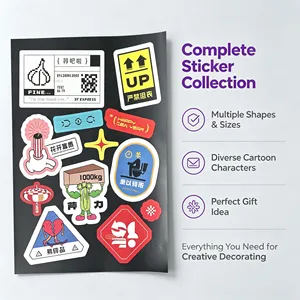 Cute Cartoon Kawaii Decorative Stickers Aesthetic Journal <b>Scrapbook</b> Laptop Phone Decal Sticker Pack - Product Image 2