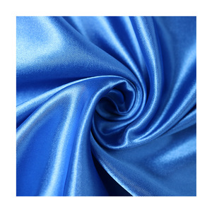 Wholesale 100% <strong>Polyester</strong> 50D*75D <strong>Plain</strong> <strong>Dyed</strong> <strong>Satin</strong> <strong>Fabric</strong> for Clothing Gift Box Wedding Lining Home Textile Anti Pill PE Coated - Product Image 5