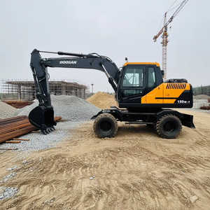 VENTE FLASH HYUNDAI 150W-7 Excavatrice hydraulique de 15 tonnes en excellent état Moteur diesel Pompe hydraulique pleine puissance Demandez plus d'informations maintenant - Product Image 1