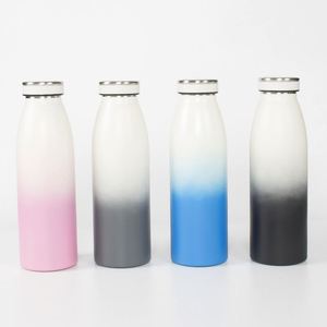 Botella de Agua de Acero Inoxidable Personalizada, Doble Pared Aislada, Diseño Deportivo para Actividades al Aire Libre y Graduaciones, 500 ml, Gran Venta - Product Image 1