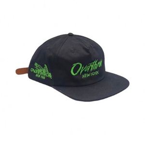 Custom Vintage logo Embroidery Snapback Cap Leather Strap Men <b>Hats</b> - Product Image 1