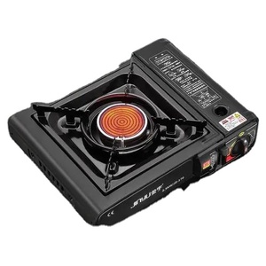 Réchaud à <span class=keywords><strong>gaz</strong></span> portable en métal monobloc, 4 bouteilles de <span class=keywords><strong>butane</strong></span>, camping en plein air, pêche, caravane, barbecue |   Allumage automatique de brûleur de qualité supérieure - Product Image 1
