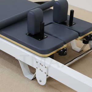 <span class=keywords><strong>Tmax</strong></span> Réformateurs de Pilates portables en aluminium de qualité supérieure, couleur noire, pliables, lit de Pilates pliable, facile à ranger - Product Image 3