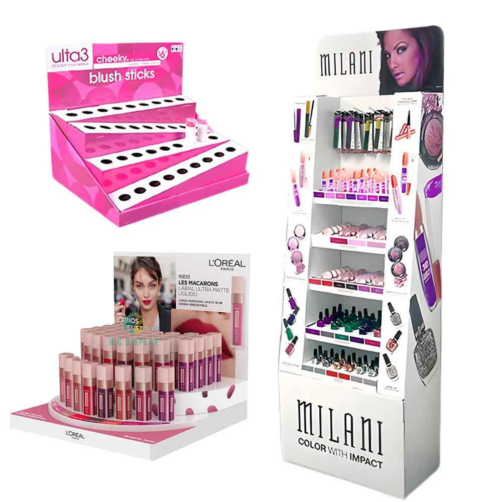 Exhibición de Cosméticos y Productos para el Cuidado de la Piel