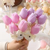 Tulpenblüten-Duftkerzen Handgefertigte Dekorative Wachskerzen Individuelle Farbe Duft Verpackung