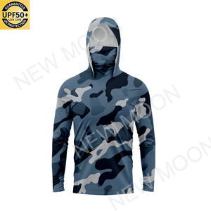 Camisa de Pesca Personalizada de Talla Grande con Protección Solar UPF50, Secado Rápido, Transpirable, Manga Larga, Resistente al Viento y al Agua, para Actividades al Aire Libre - Product Image 1