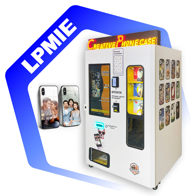 Customized DIY Phone Cases Vending Machine Printing Phone Cases Customizable Top Light for DIY Personalized Design