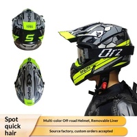 Casque de VTT et de cross-country certifié DOT en ABS ; Conception intégrale pour la course et le descente