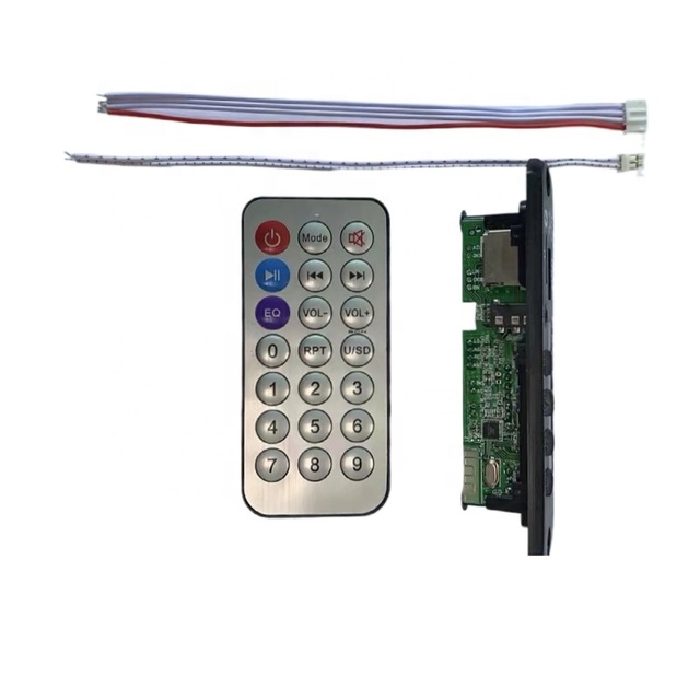 Jlh Factory Wholesale Fm Mp3 Car Player Circuit Module, 5V/12V Radio Audio Mp3 Car Speaker Decoder Board in China