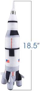 Authentique fusée Saturn pour enfants, jouets en peluche, <span class=keywords><strong>navette</strong></span> <span class=keywords><strong>spatiale</strong></span>, avec détail réaliste, décoration de fête - Product Image 3