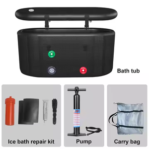 Customizable Logo Printing Portable PVC <strong>Inflatable</strong> Ice Bath <strong>Pool</strong> for Adults Athletes' Recovery Water Ice Shower Outdoor Use - Product Image 6