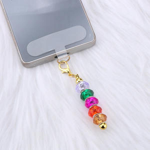 Nuovo Portachiavi Fai-da-Te con Perline e Clip per Custodia Universale del Telefono con Catena Trasparente Anti-smarrimento - Product Image 3