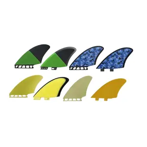 Customized Logo High Strength Wholesale Fiberglass Carbon Fibre Fins Quilhas De Surf Keel Fins