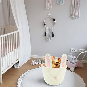 Paniers de rangement en coton, benne de chambre à coucher, ou de bureau, pour le rangement <span class=keywords><strong>des</strong></span> bébés, en corde - Product Image 6