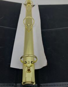 Commercio all'ingrosso rosso blu e nero faux leather raccoglitore ad anello oro 3 raccoglitore ad anello per la <span class=keywords><strong>dimensione</strong></span> <span class=keywords><strong>A4</strong></span> - Product Image 6